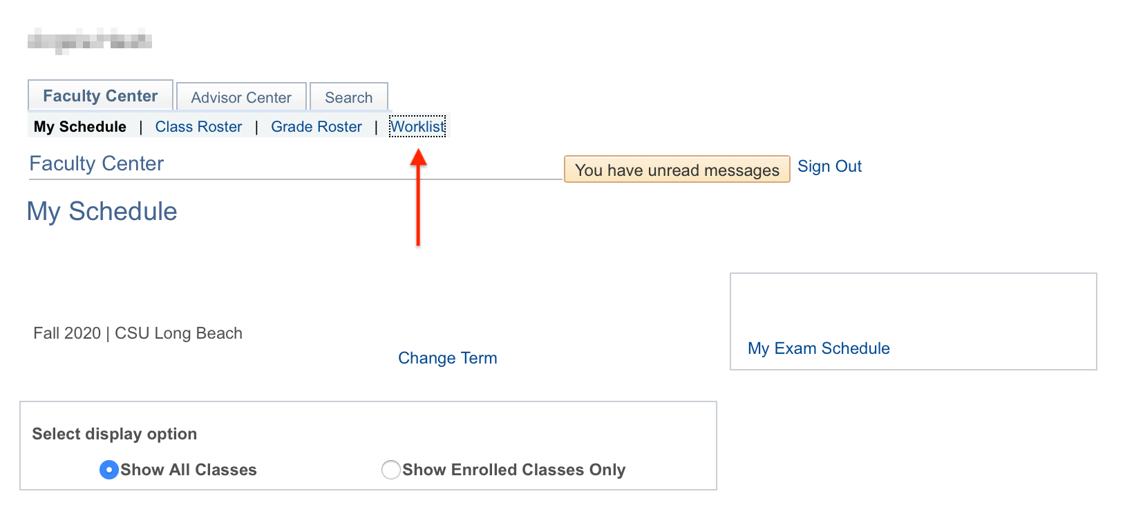 permissiontoadd-faculty2.png Screenshot of Worklist tab