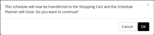 plan_your_enrollment18.png Confirmation message requesting to transfer schedule to shop