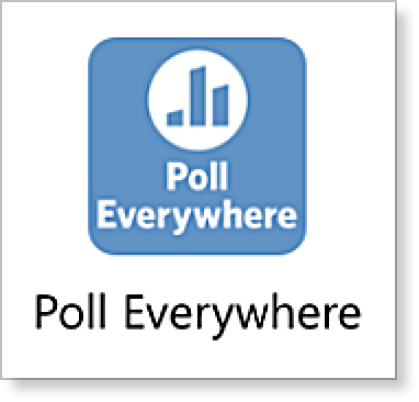 poll everywhere chiclet