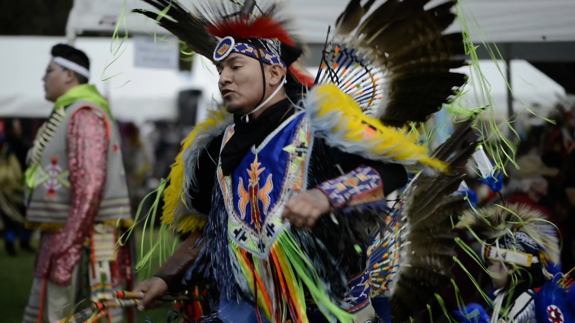Dancer at annual Pow-Wow.