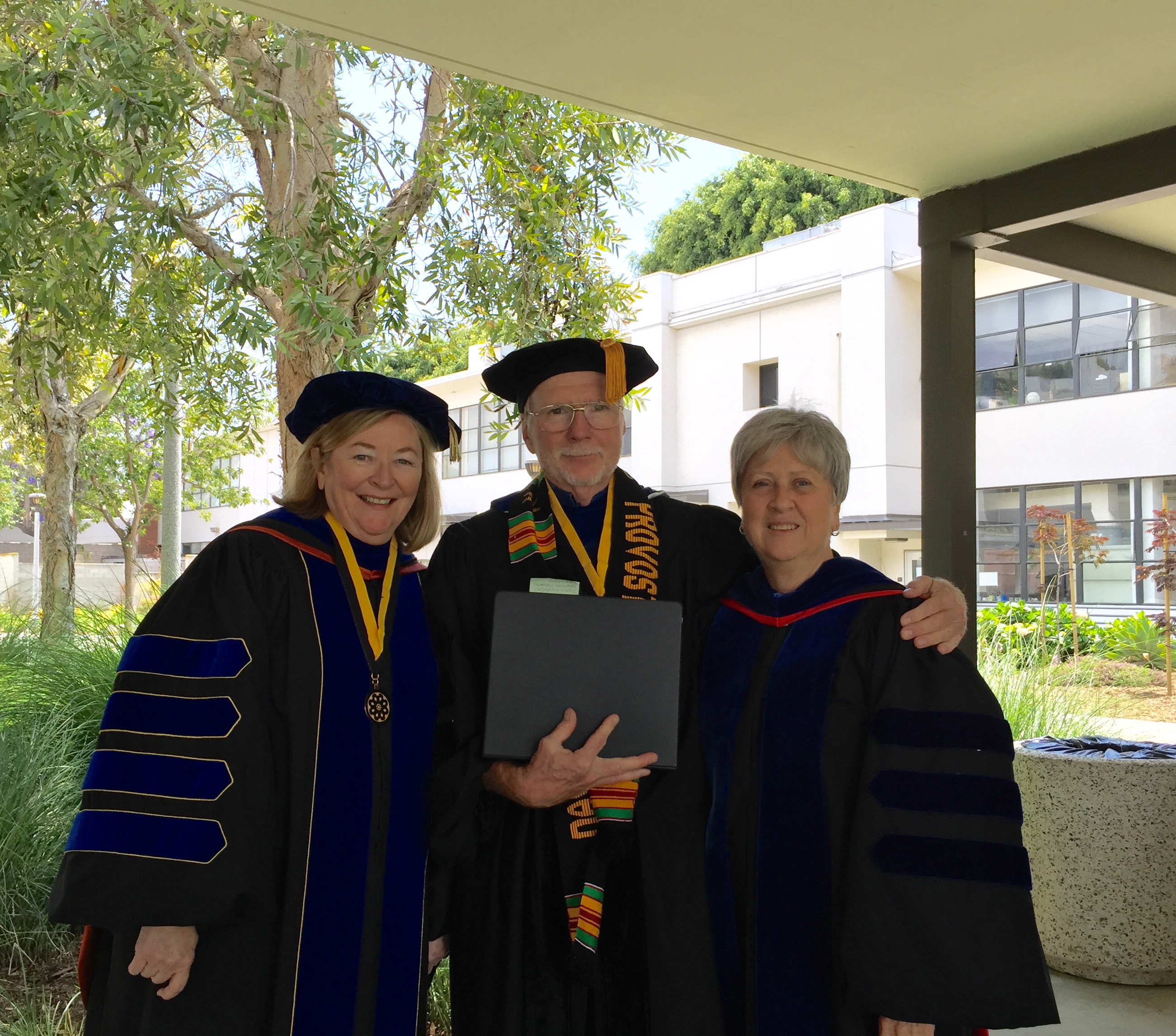  CSULB President Jane Conoley, Provost David Dowell, Dr. Lau