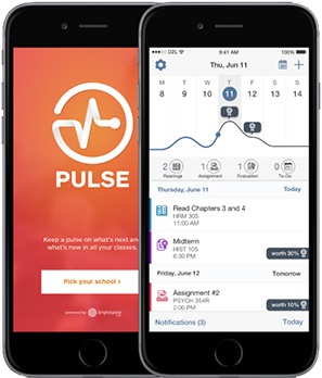 the pulse mobile app for students