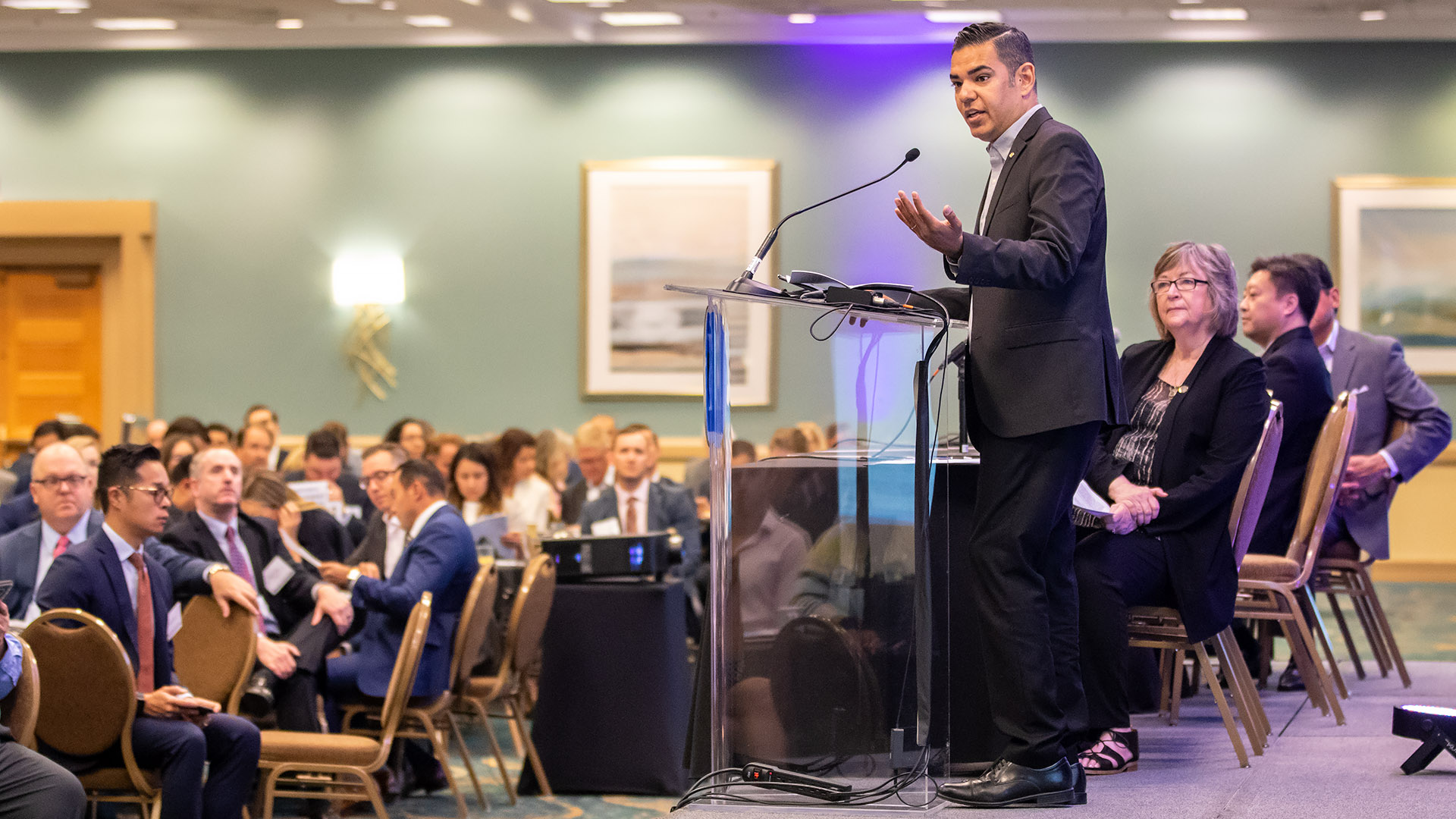 Mayor Robert Garcia at LB Economic Forum