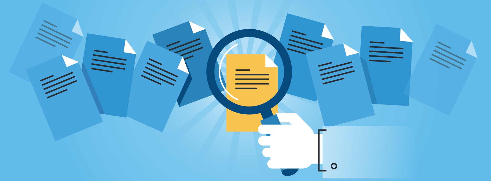 resume.jpeg Magnifying glass examining documents