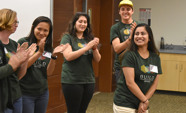 Rhea Mehta wins the Academic Elevator Speech Contest, 2017