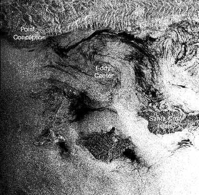 ERS-1 SAR of Santa Barbara Channel