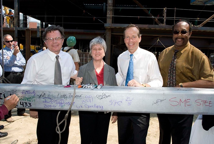 science building groundbreaking