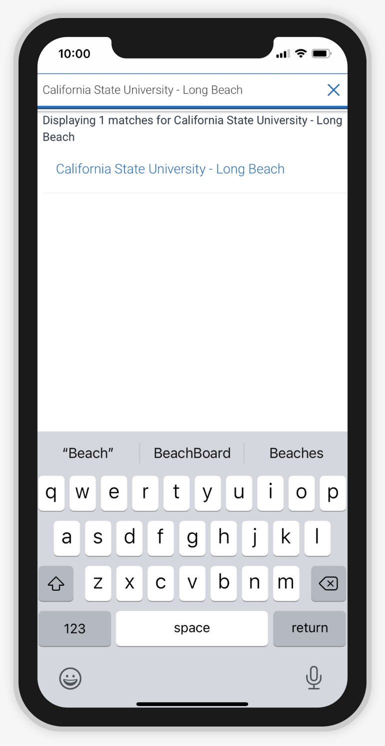 screen-install-03-1.png Screenshot of searching for California State University Long