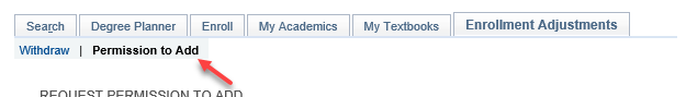 screen_permission-to-add-02.png Arrow pointing to Permission to Add option in Enrollment Adj