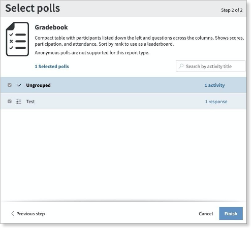 select polls