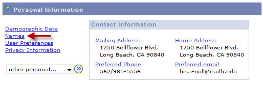 set1.jpg Screen shot of Personal Information menu