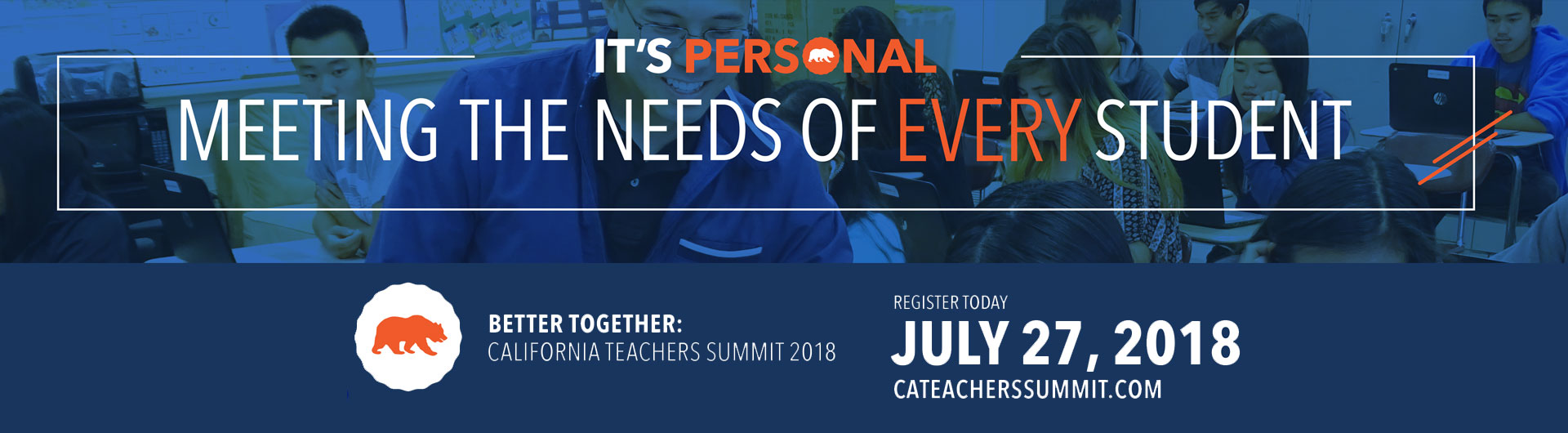 California Teacher Summit. Follow link for all the info.