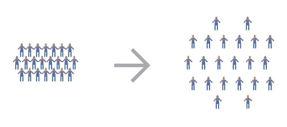 Social Distance illustration