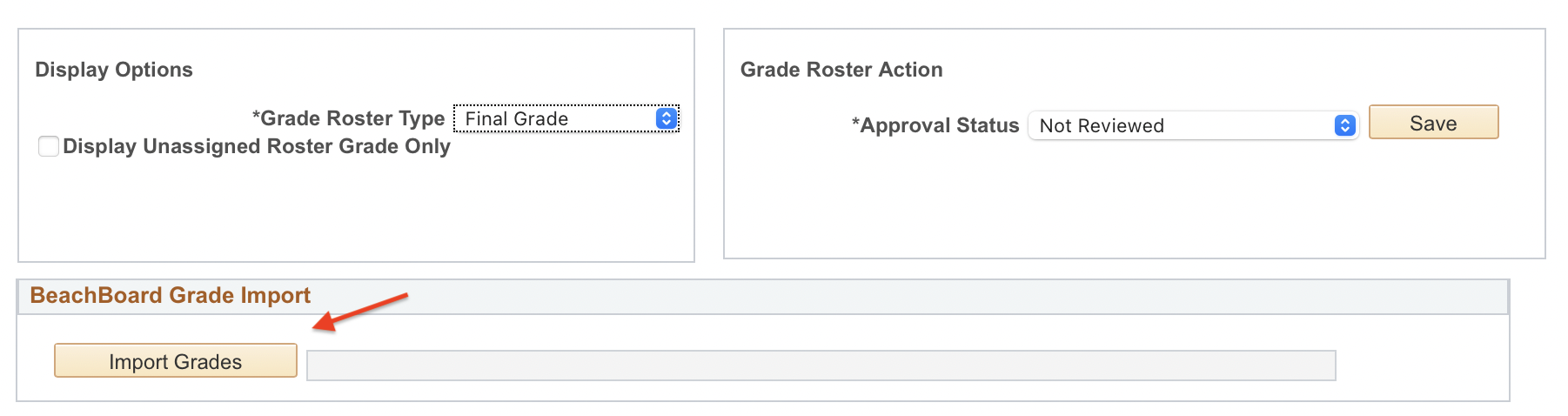 sr-graderosters-02b.png Screenshot showing Import Grades button