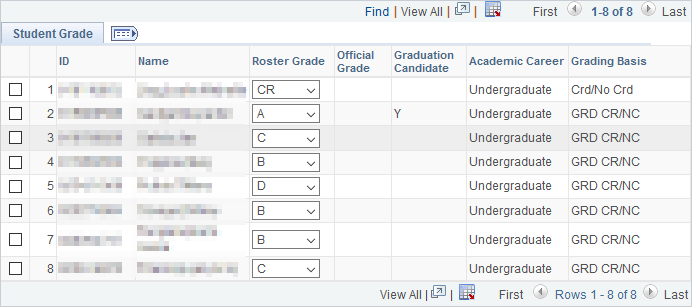 sr-graderosters-04.png Screen shot of the Faculty Center Mid-Term Progress Grade Ro