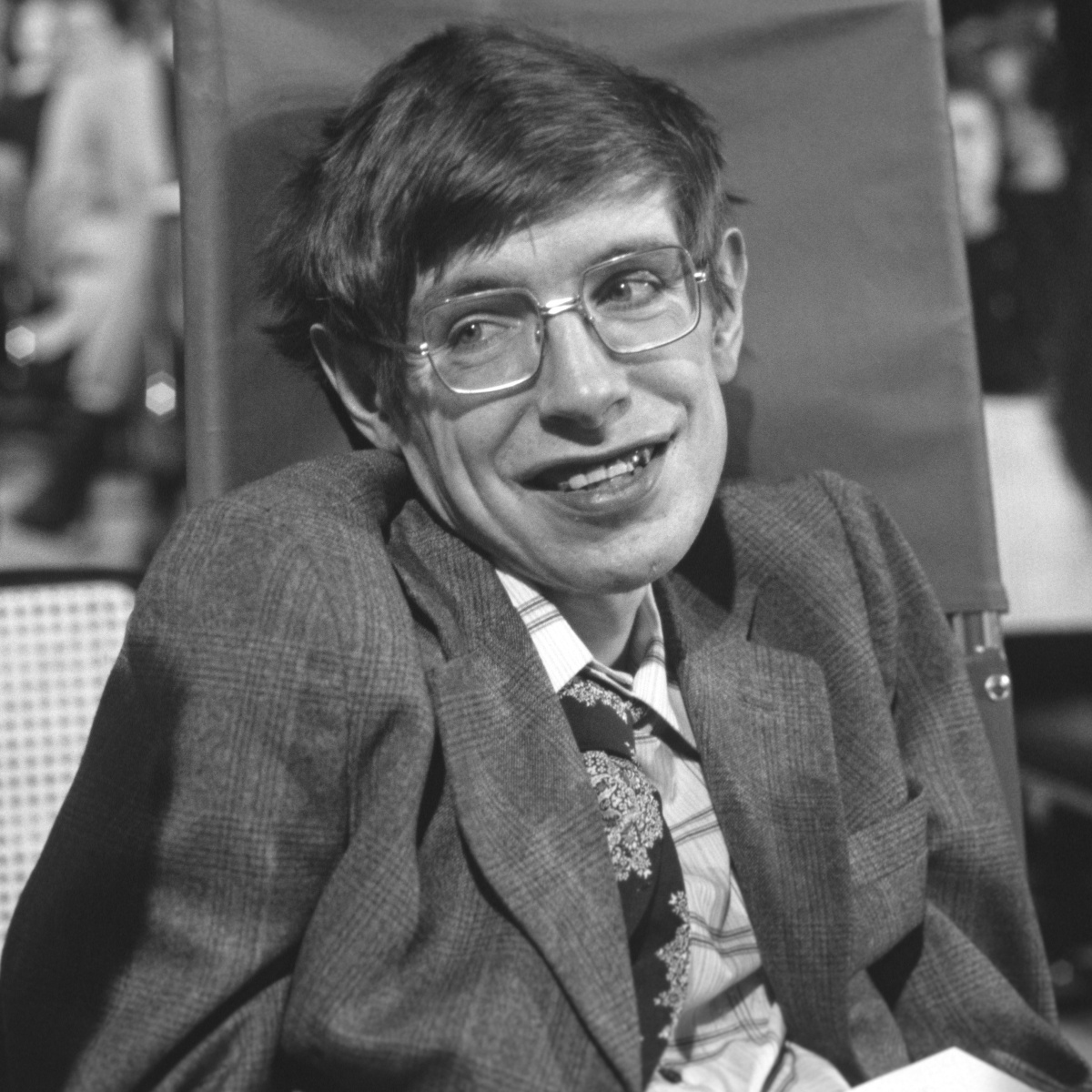 Photograph of Stephen Hawking.