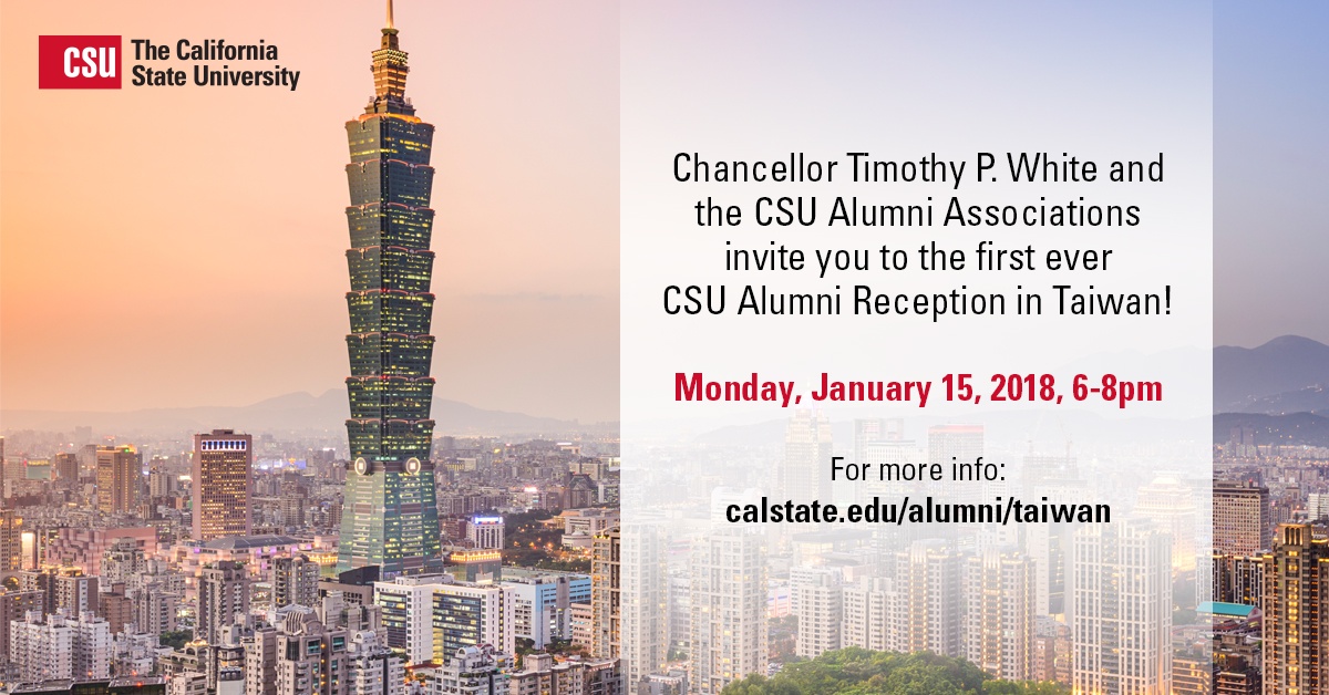 Chancellor Timothy P. White and the CSU Alumni Association i