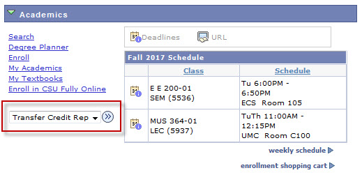 transfer_credit_reports1_0.jpg picture of the academics with transfer credit report highlig