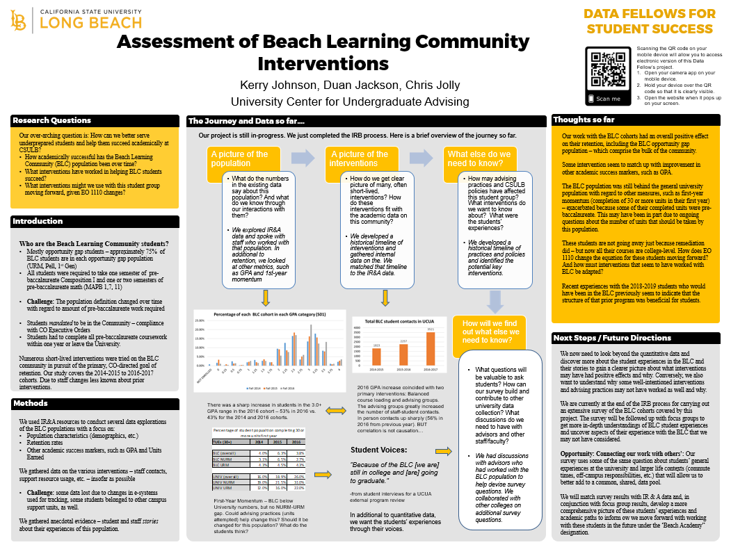 University Center for Undergraduate Advising Poster