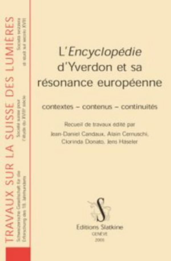 umschlag_14932.jpg Book cover L'Encyclopédie d'Yverdon et sa résonance européen