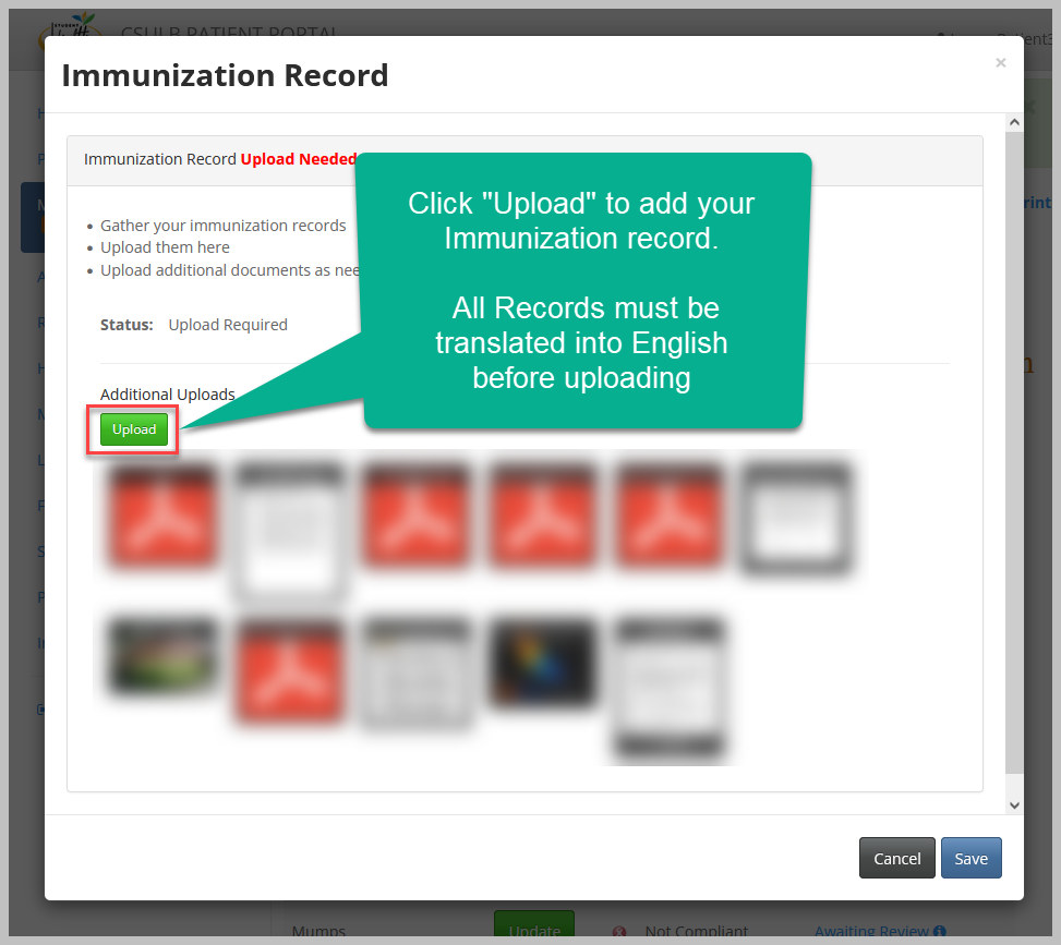 upload-record.png Uploading Immunization Records