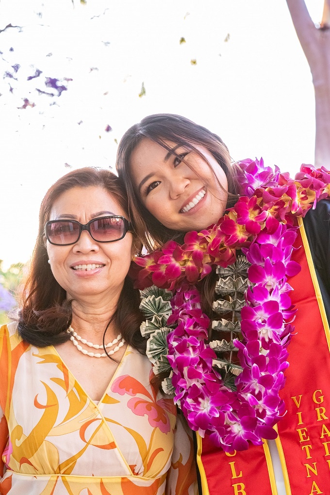  A view of two Vietnamese Graduation Celebration participant