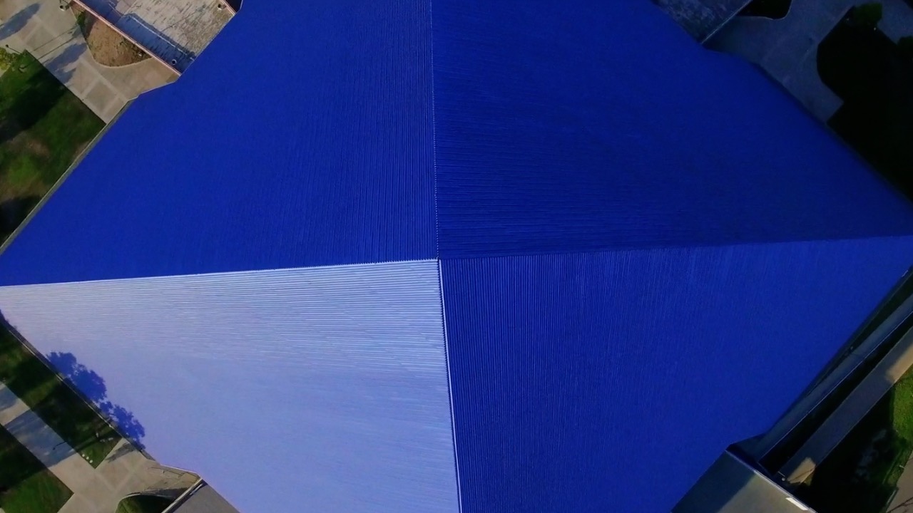 The Walter Pyramid from above.