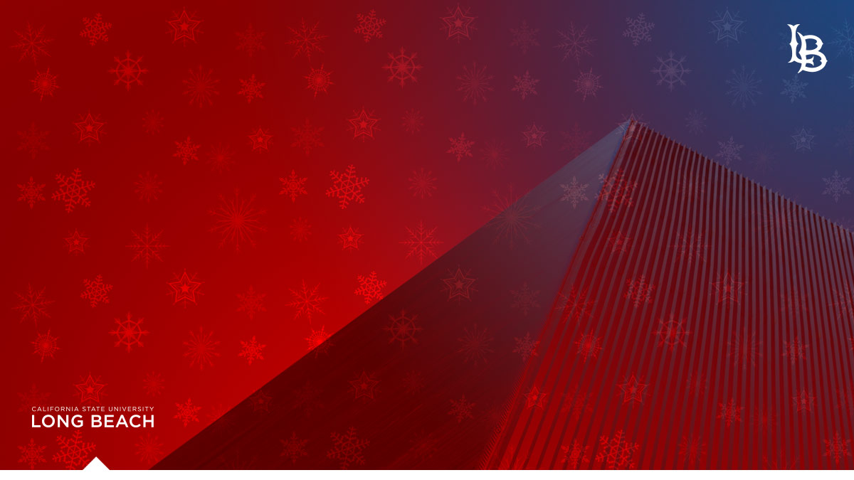 Walter Pyramid with snowflakes red 2