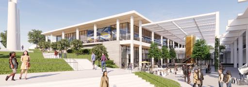 Rendering of the future University Student Union