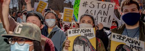 Asia Hate protest