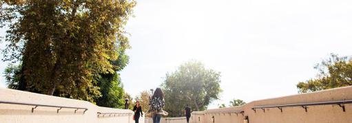 Students on campus