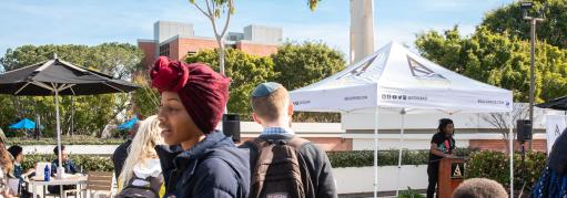 Black history month: students by the student union