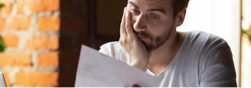 Person reading a document