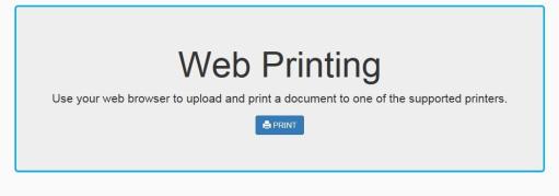 Printeron Web Printing Welcome Screen