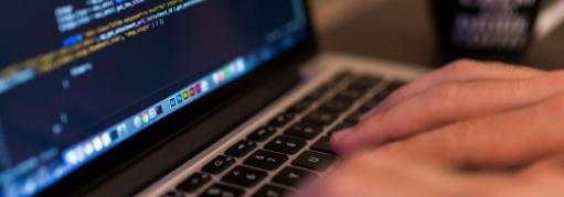 A person using a computer
