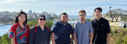 Students in IB study abroad