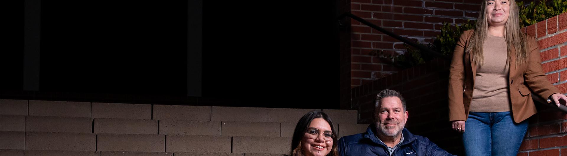Kimberly Fernandez, Brent Mayhew and Rocio Becerra