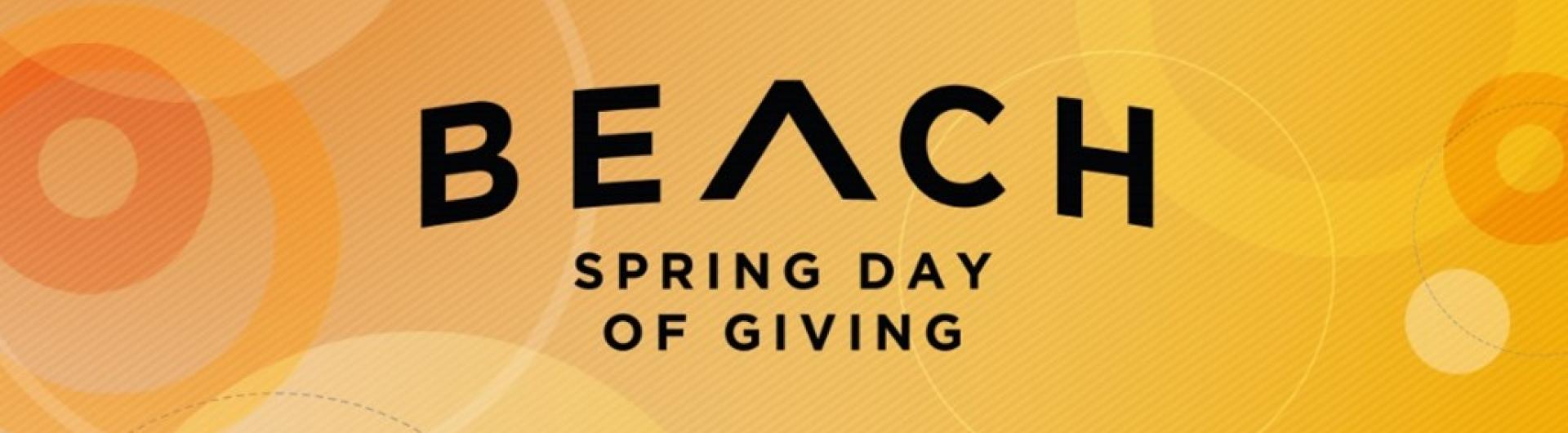 Beach Spring Day of Giving