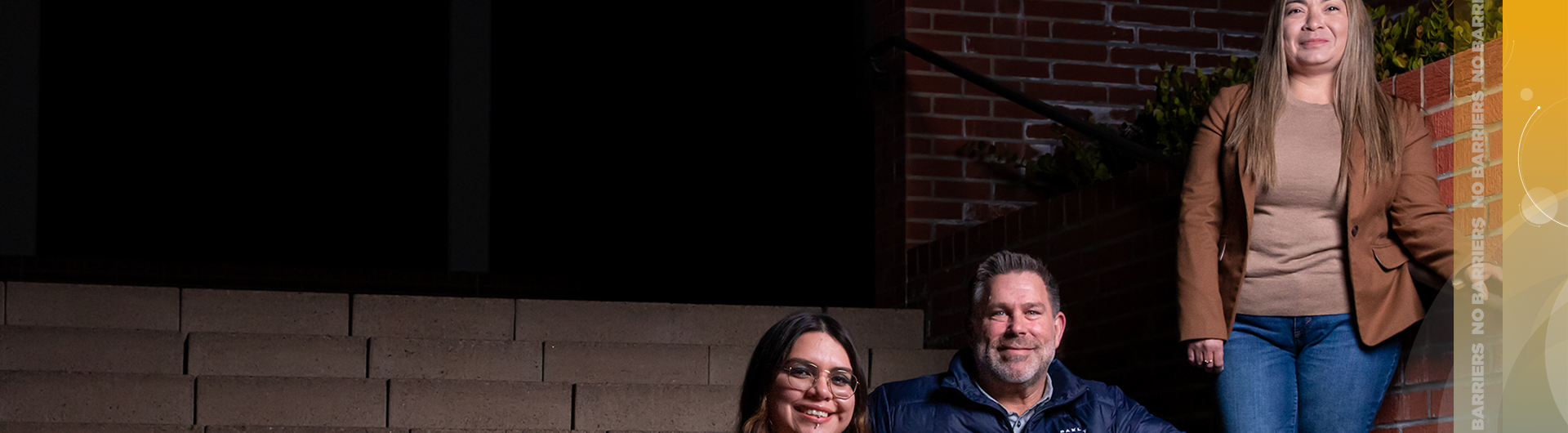 Kimberly Fernandez, Brent Mayhew and Rocio Becerra