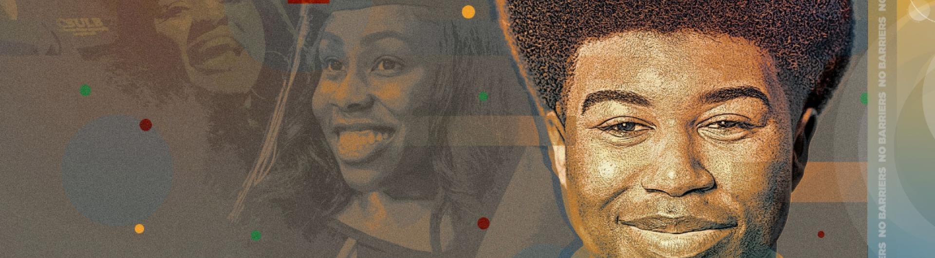 Photo Illustration of CSULB students
