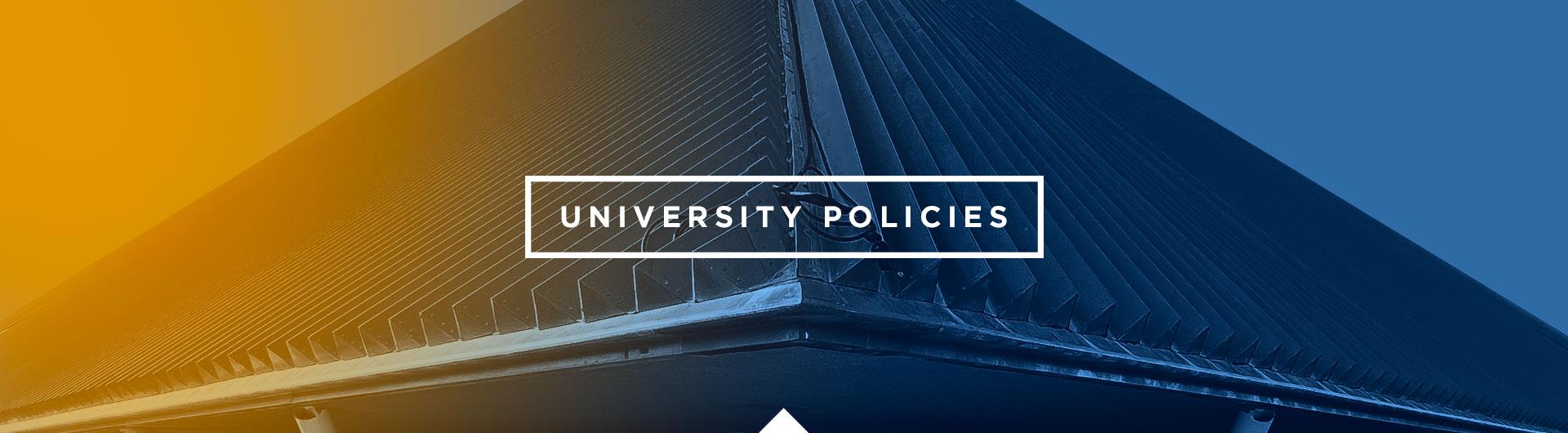 University policies