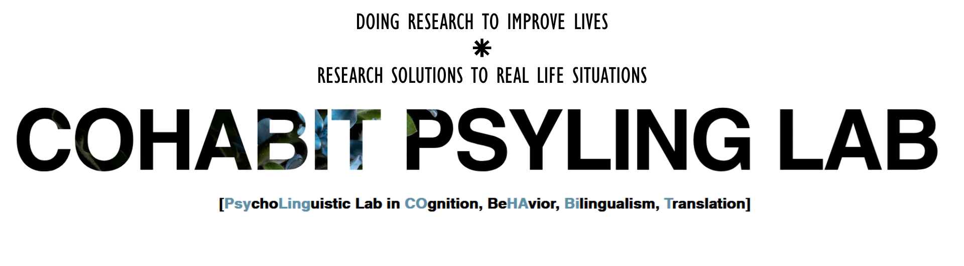 CoHaBIT Psyling Lab Banner