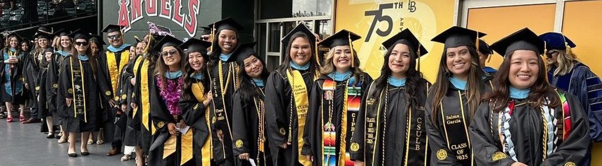 Graduates at Angel Stadium