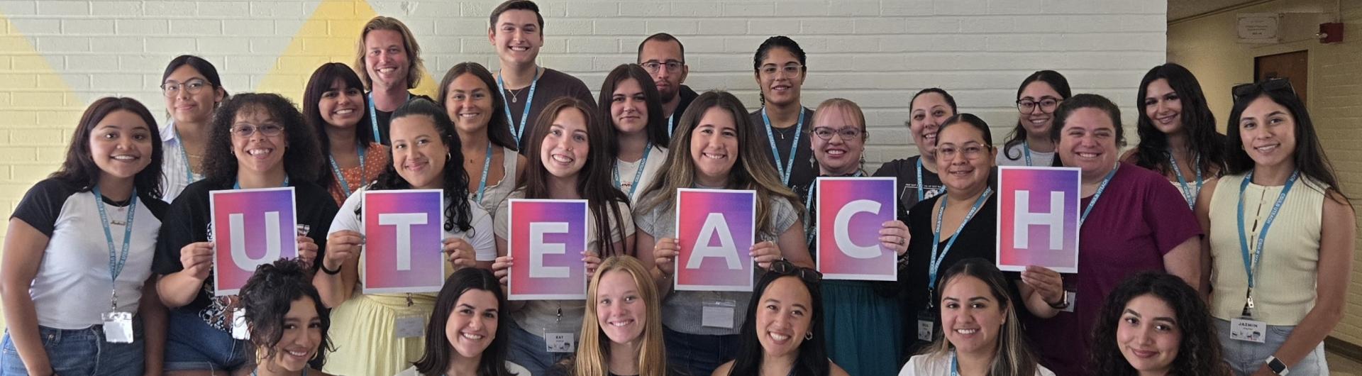 Students in the UTEACH program 
