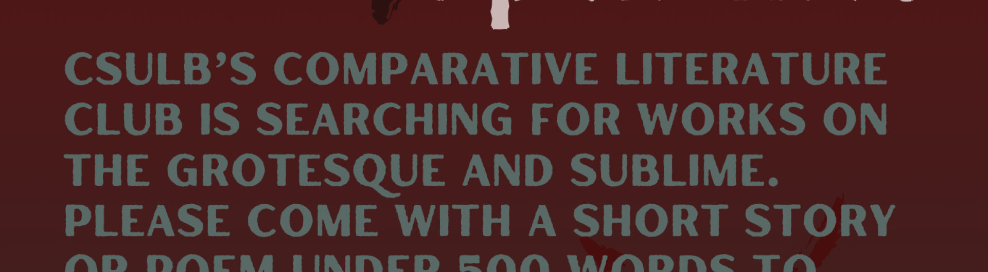 flyer with image of spooky spider