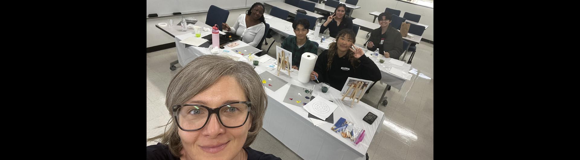 art workshop participants