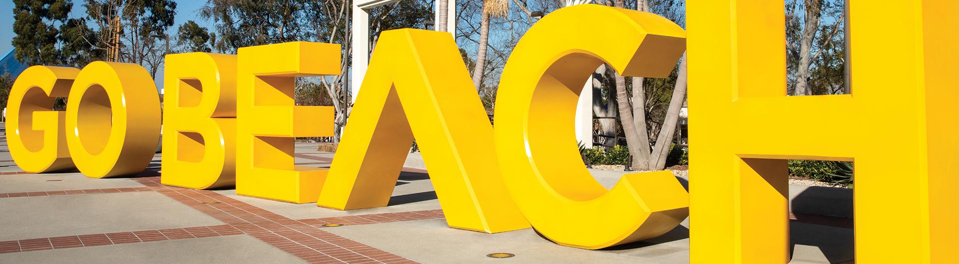 go beach sign