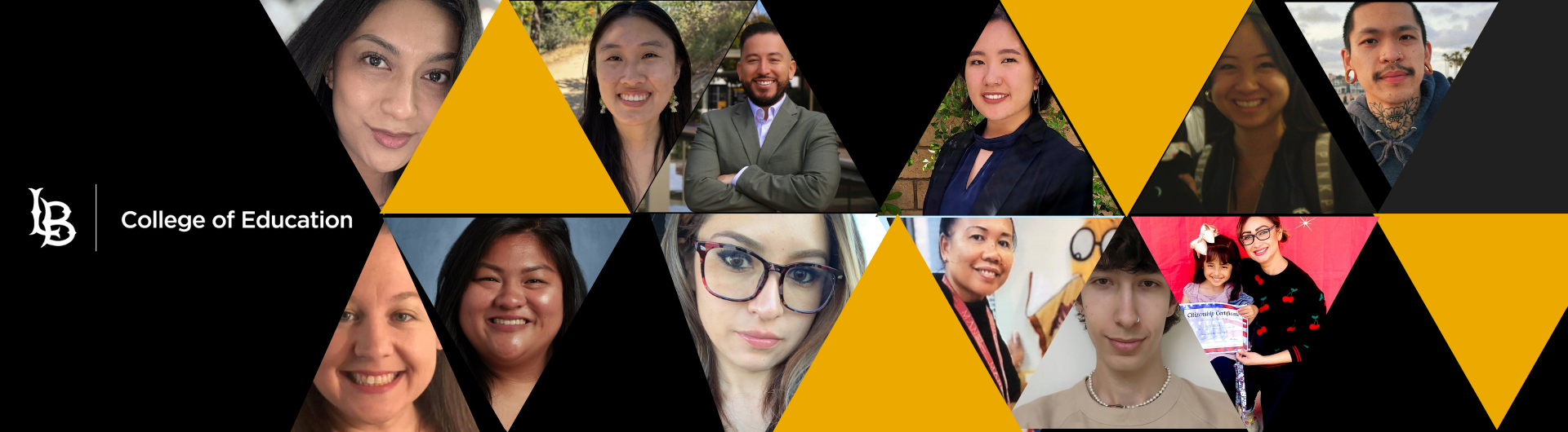 Collage of master's degree scholarship recipients