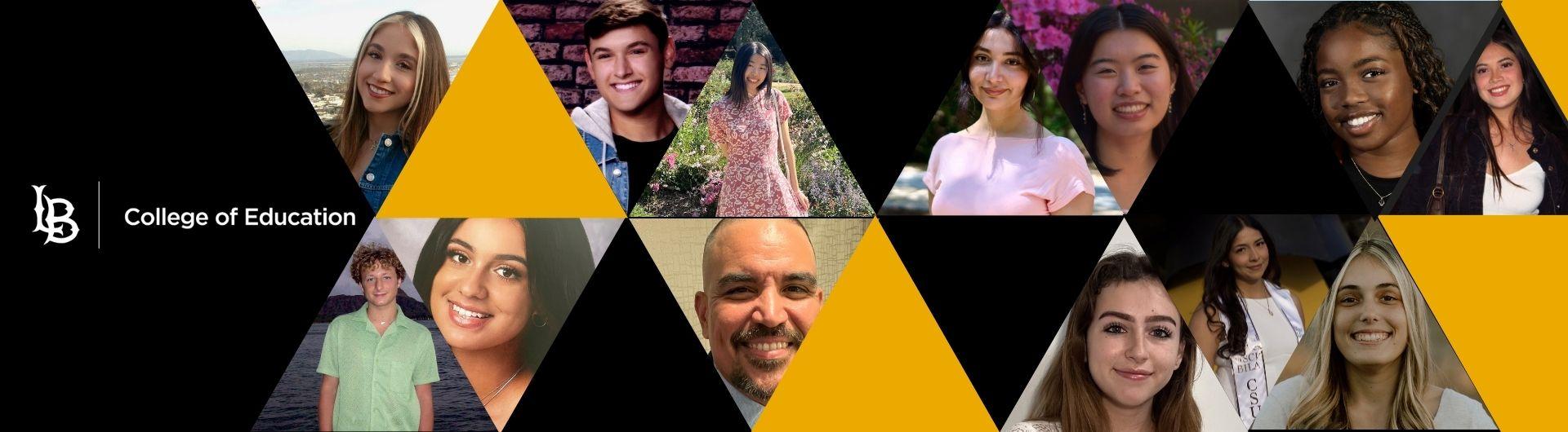 Collage of bachelor's degree scholarship recipients