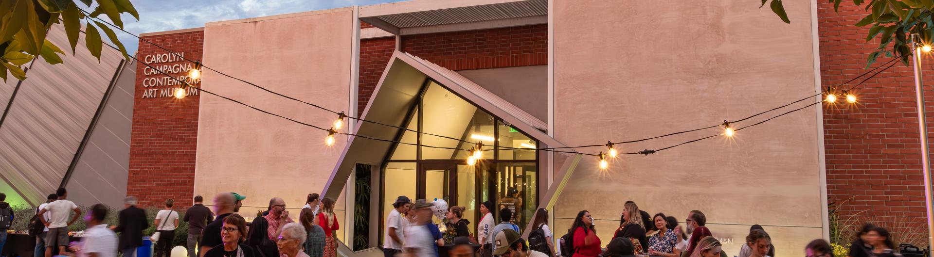 Museum outdoor celebration